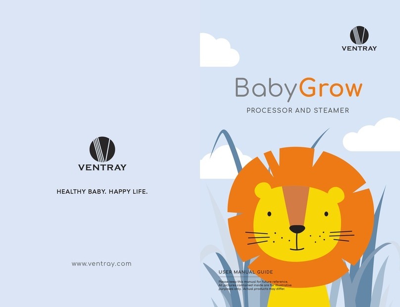 Ventray BabyGrow Elite User's manual guide