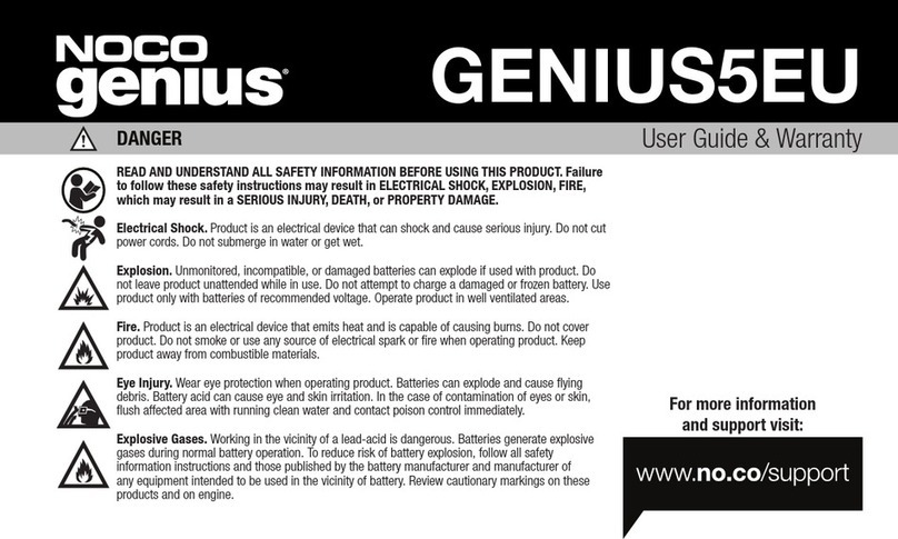 NOCO Genius GENIUS Series user guide