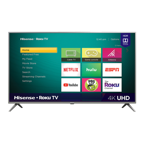 Hisense Roku TV 70R6200F User manual