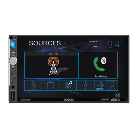 Jensen CMR2720 Installation & owner's manual