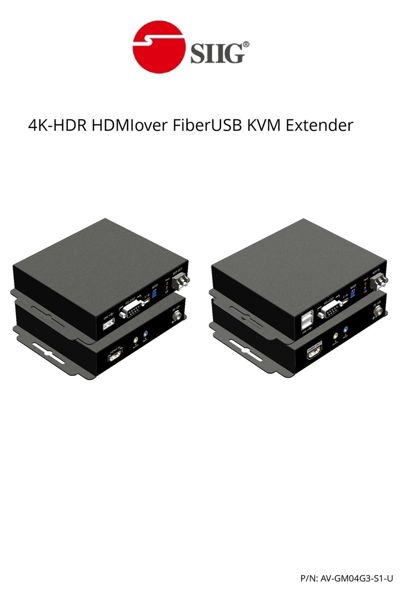 SIIG AV-GM04G3-S1-U User manual