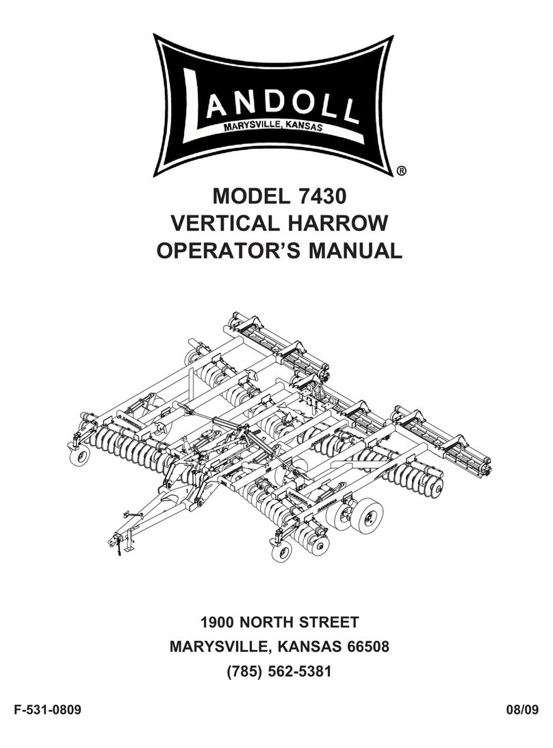 Landoll 7430 Series Operator's manual