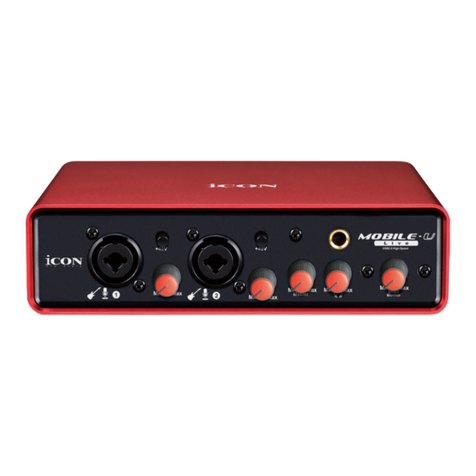iCON Pro Audio Mobile-U Live user manual
