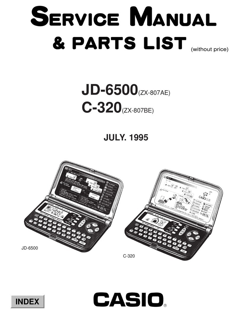 Casio JD-6500 Troubleshooting guide
