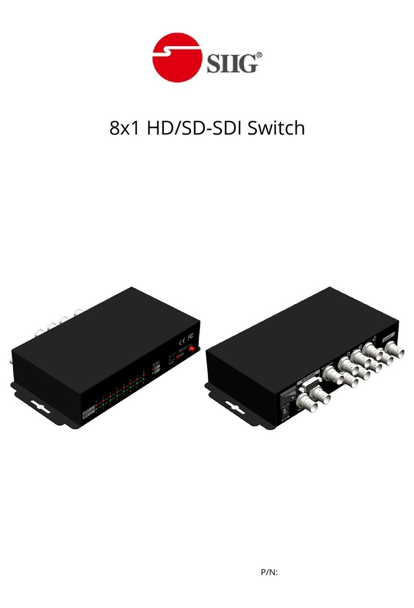 SIIG AV-GM09G3-S1 User manual