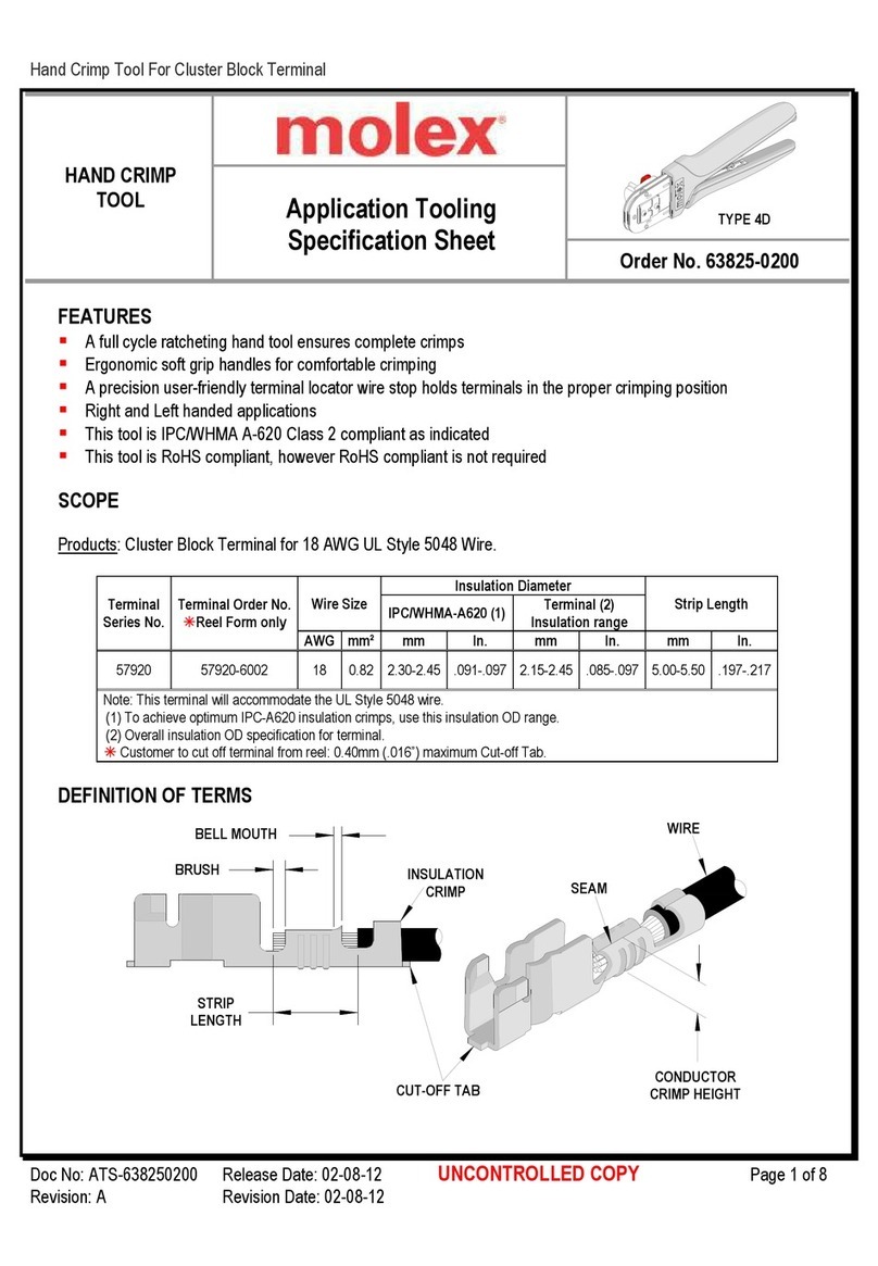 molex 207129 Series Specification sheet