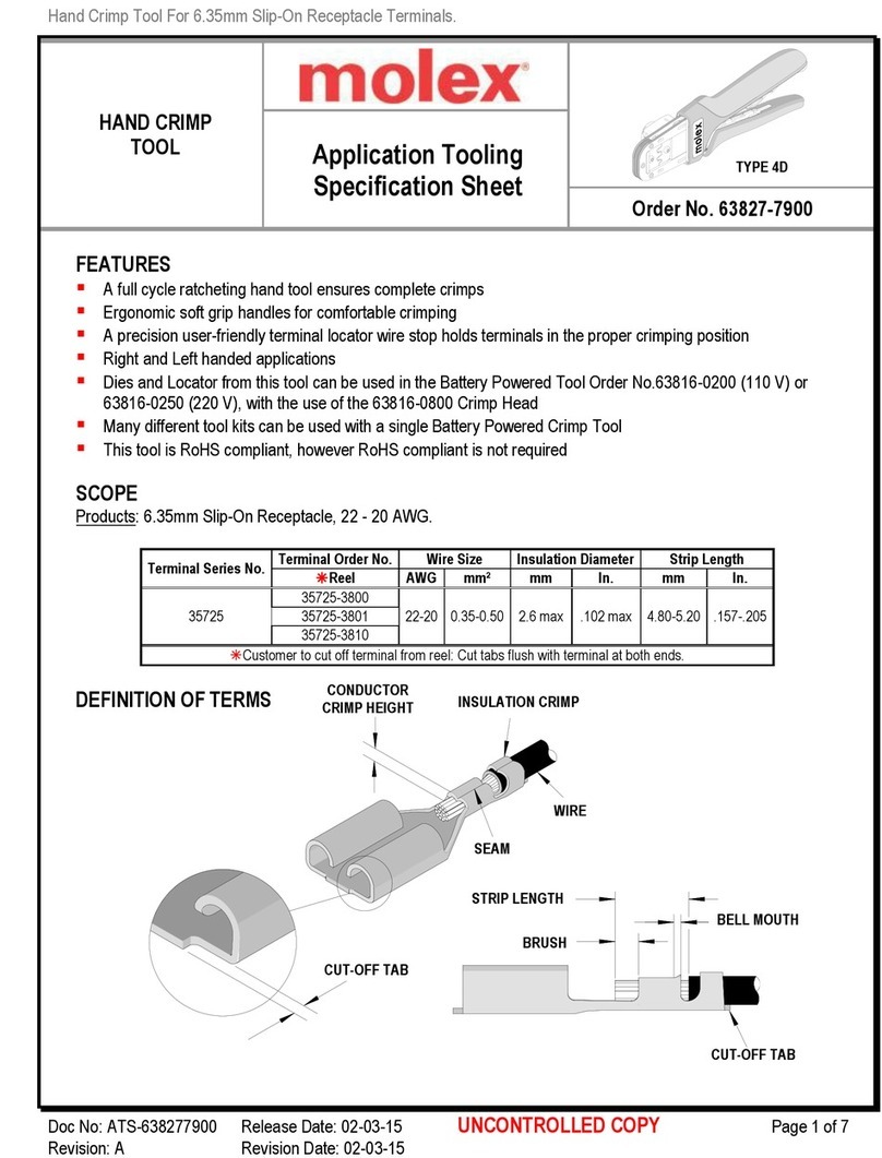 molex 63827-7900 User manual