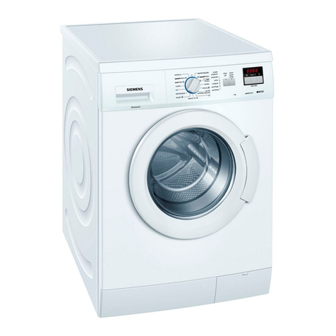 Siemens WM10E277EE Series User manual Siemens WM10E277EE Series User manual
