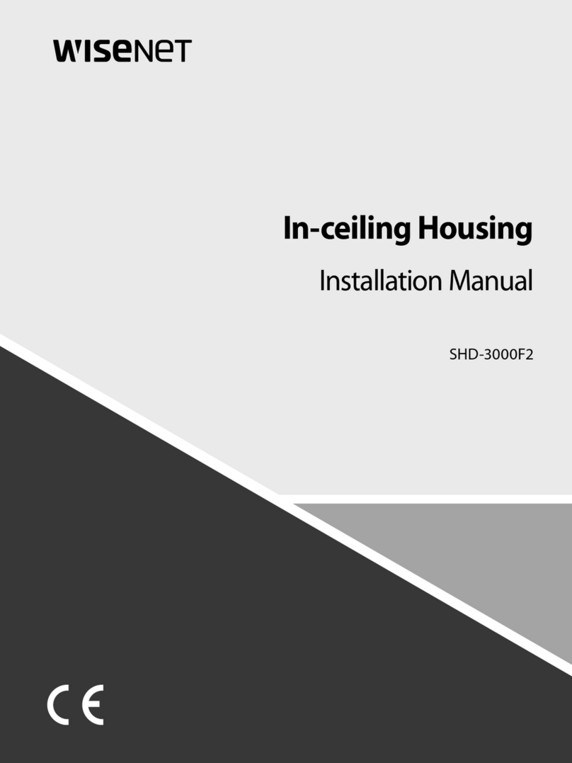 Wisenet SHD-3000F2 installation manual