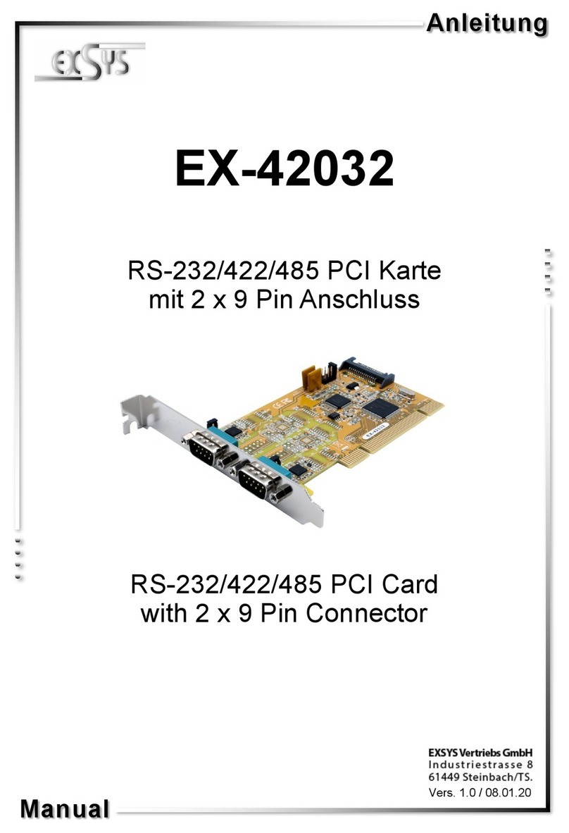 Exsys EX-42032 User manual