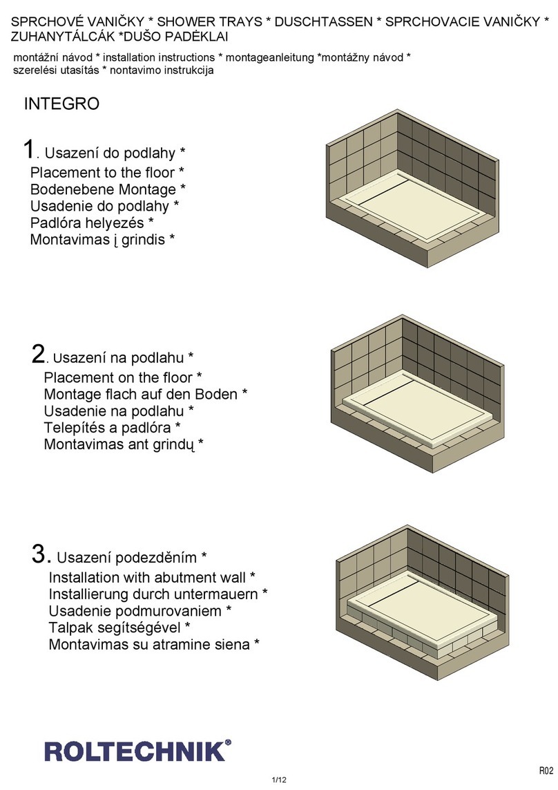 Roltechnik INTEGRO installation instructions Roltechnik INTEGRO installation instructions