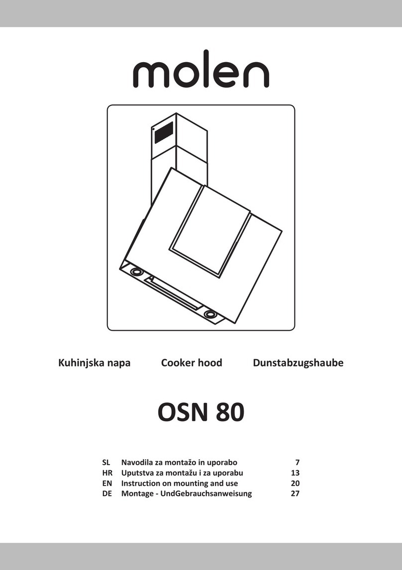 Molen OSN 80 Instruction on mounting and use