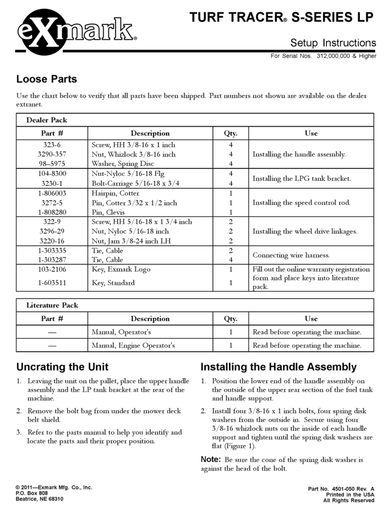 Exmark TURF TRACER X-SERIES LP Operators Manual