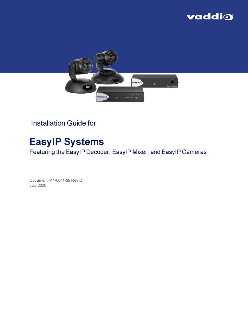 VADDIO 999-60210-000 installation guide