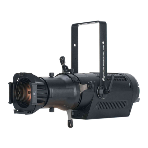 ADJ ENCORE PROFILE PRO WW User manual