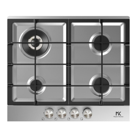 MASTER KITCHEN MKHG 6031-PR TC BK user manual