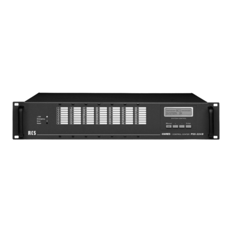 RCS AUDIO-SYSTEMS VARES 3000 operating instructions