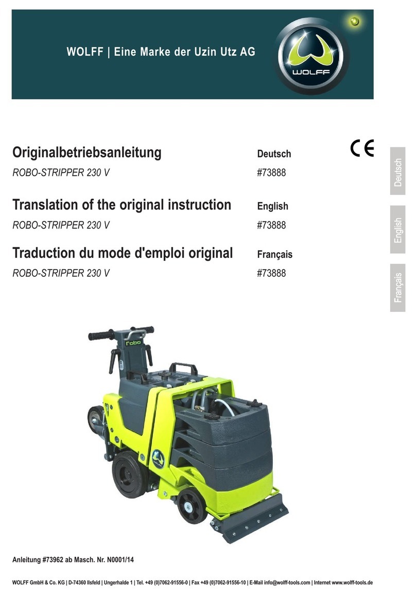 WOLFF ROBO-STRIPPER 230 V Translation of the original instruction