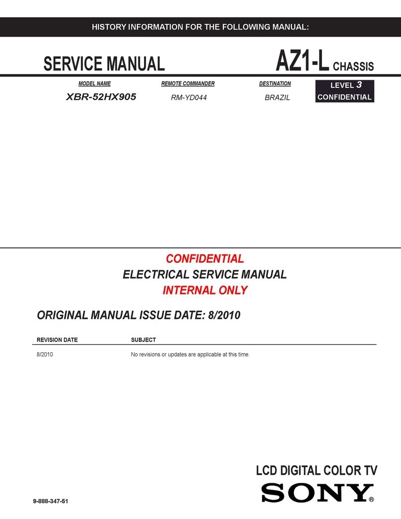 Sony XBR-52HX905 User manual