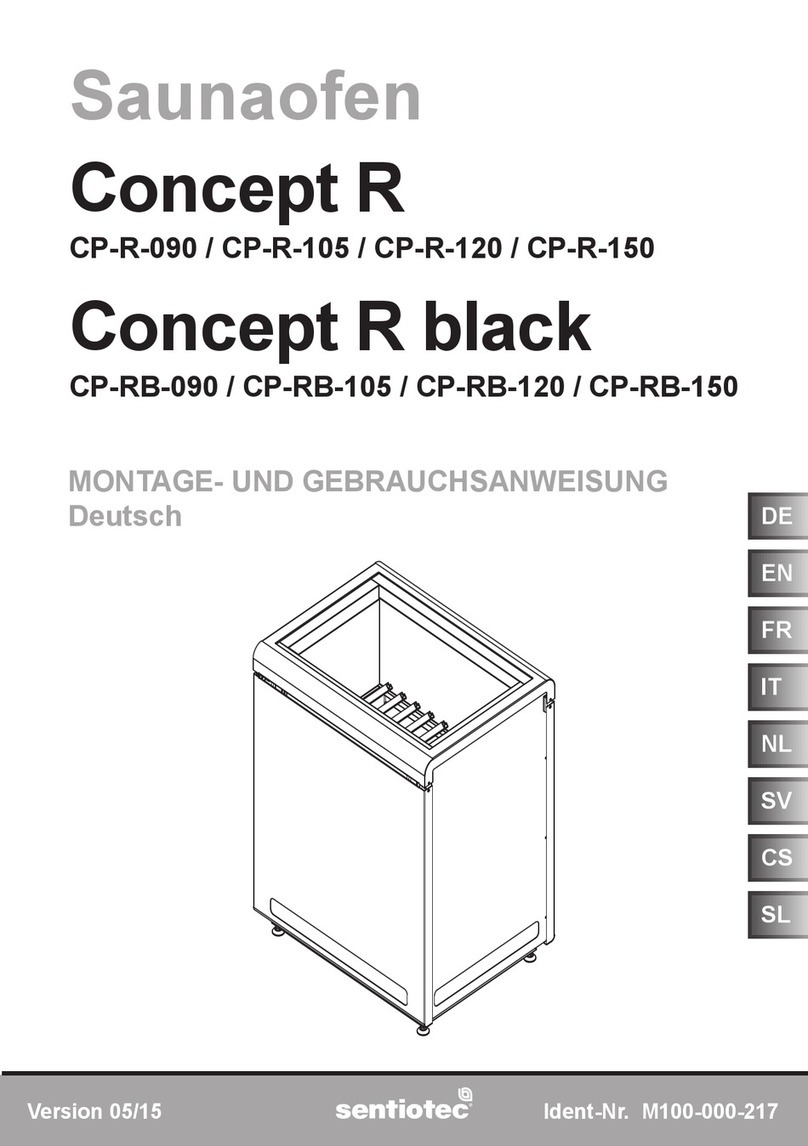 Sentiotec Concept R Instructions for installation and use