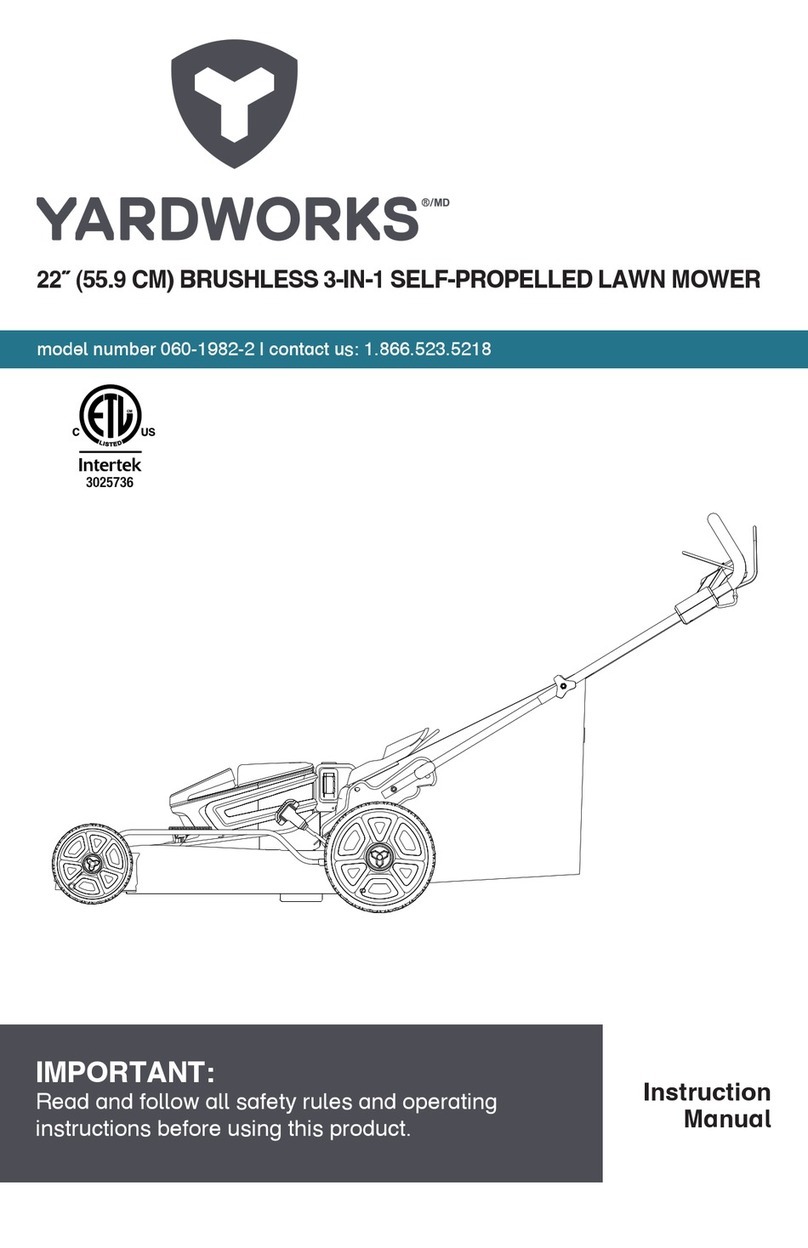 Yard Works CLM48BCU1 User manual