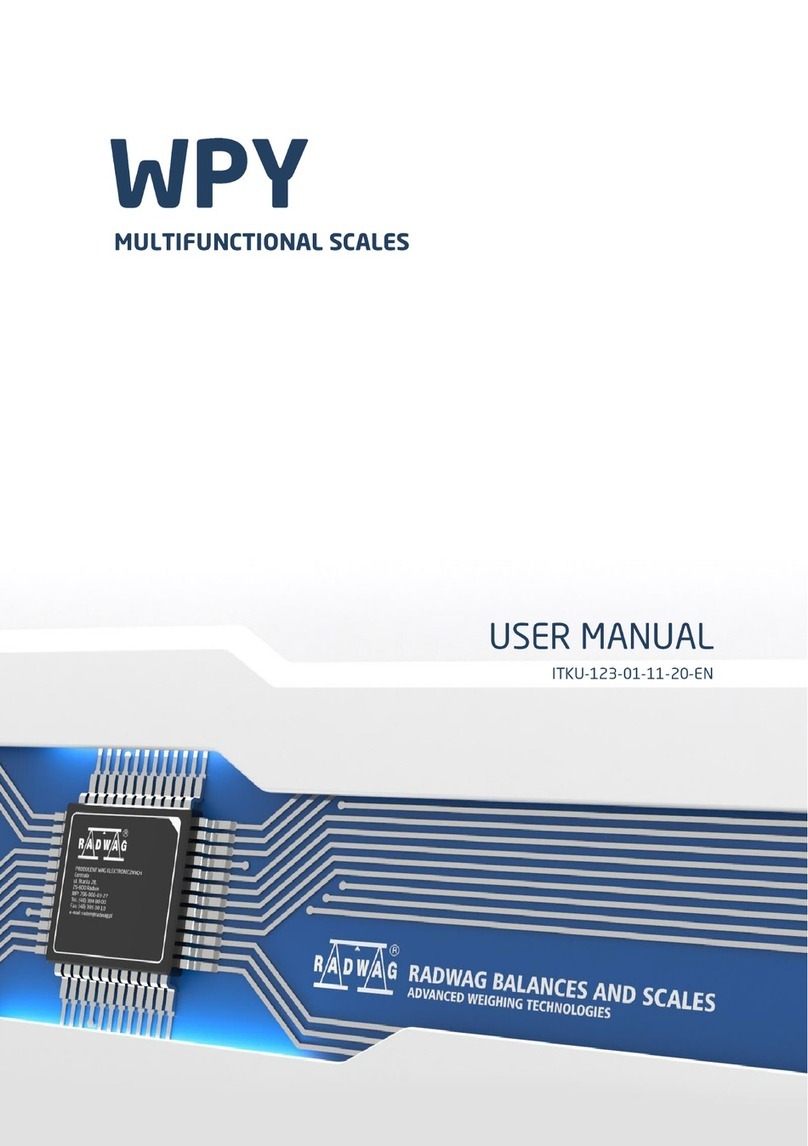 RADWAG WPY User manual RADWAG WPY User manual