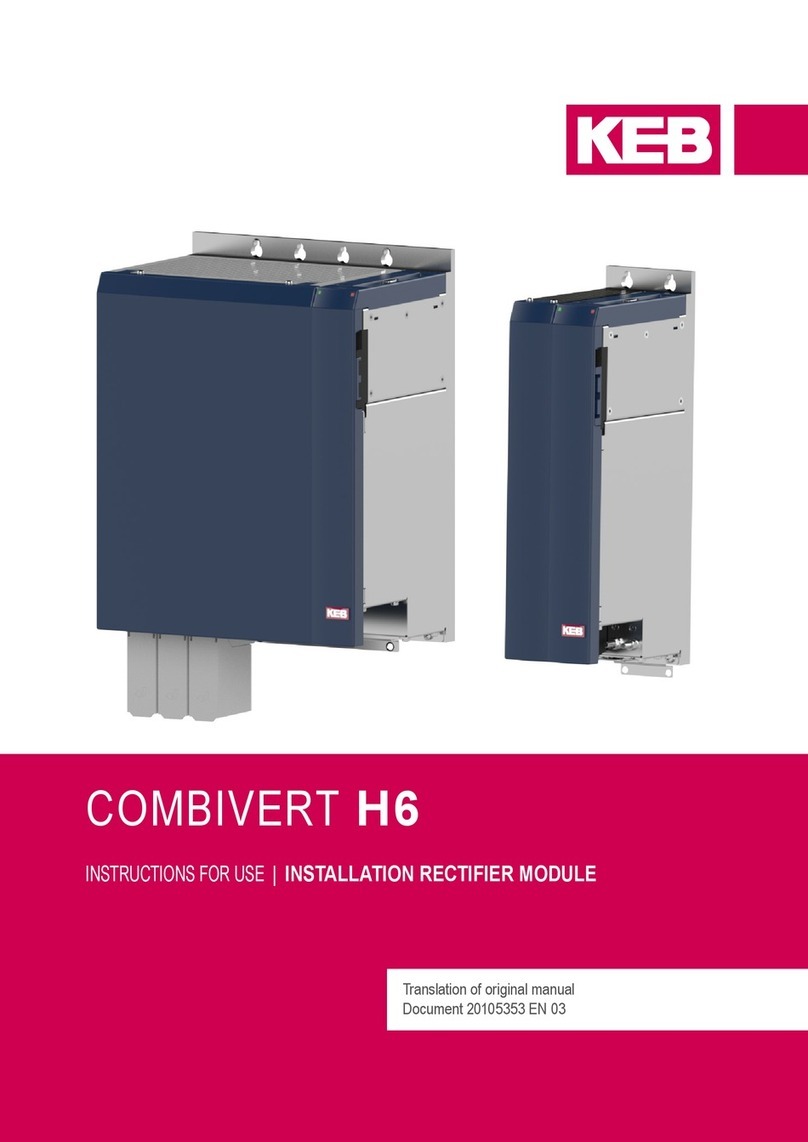KEBCO COMBIVERT H6 Series Instructions for use
