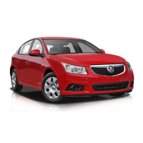 HOLDEN JH CRUZE Series ll Owner's handbook