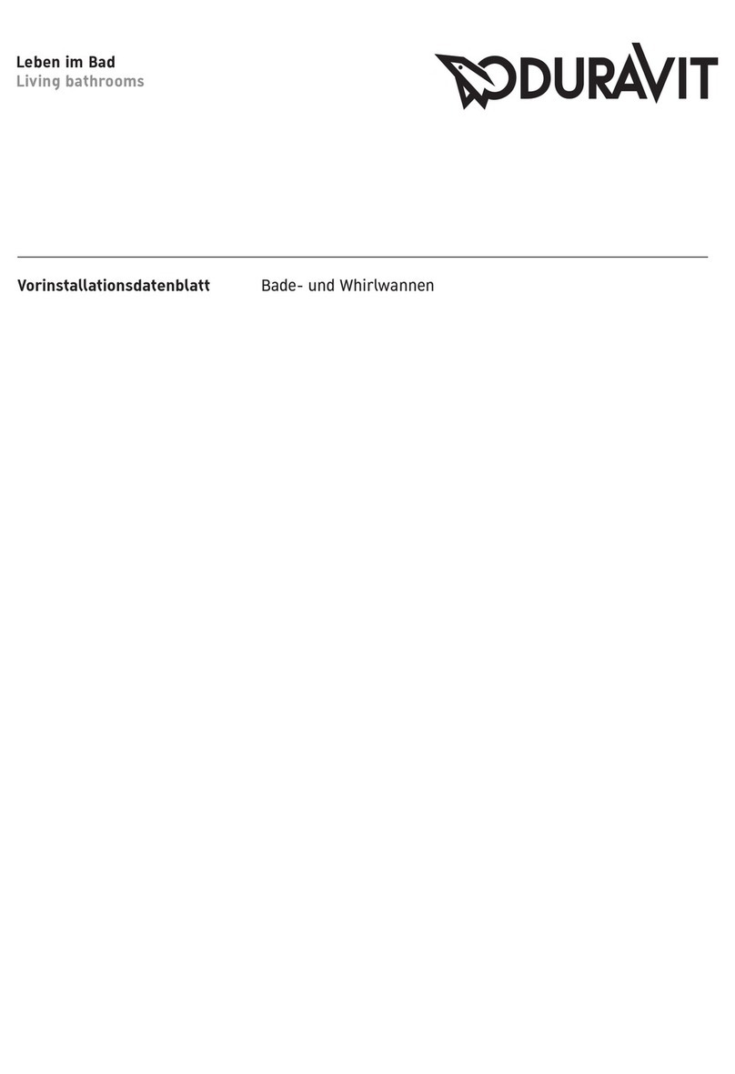 DURAVIT Cape Cod 7 0330 Series Mounting instructions DURAVIT Cape Cod 7 0330 Series Mounting instructions