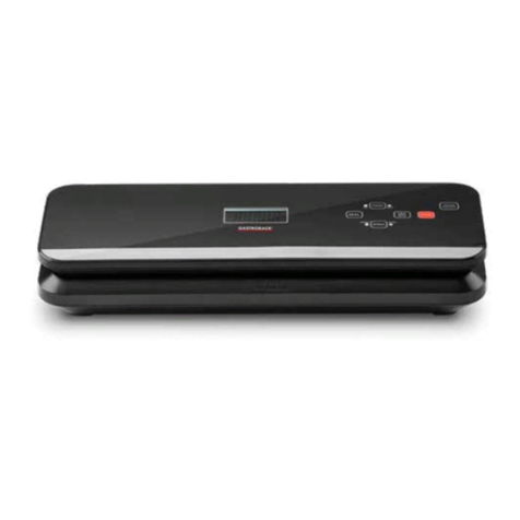 Gastroback Design Vacuum Sealer Advanced Pro User manual