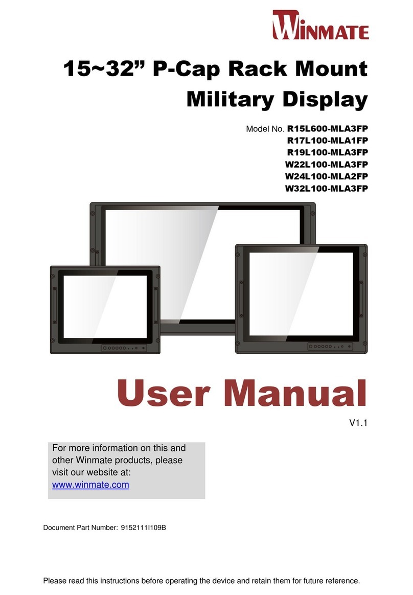 Winmate R15L600-MLA3FP User manual
