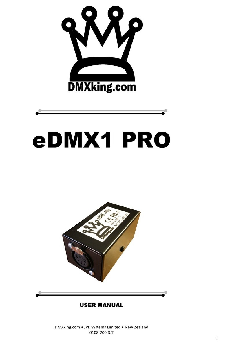 DMXking eDMX1 PRO User manual