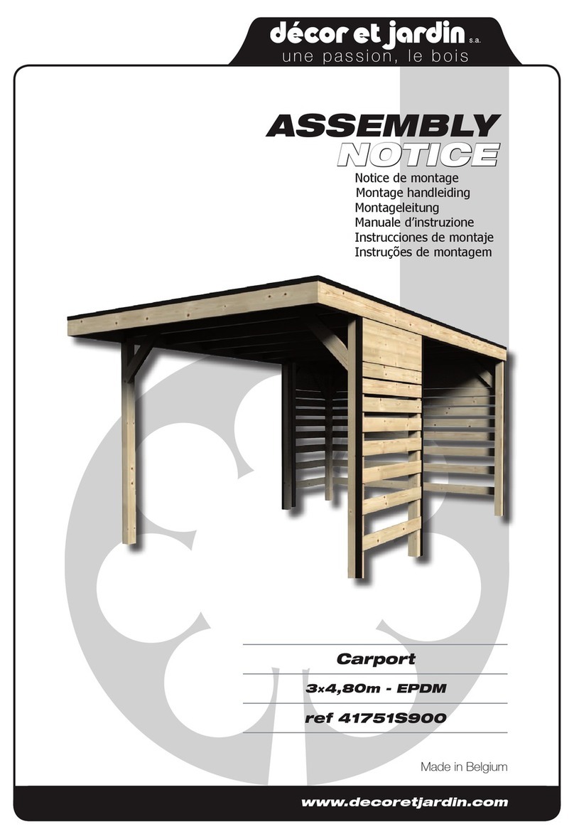 Décor et Jardin 41751S900 Assembly Notice