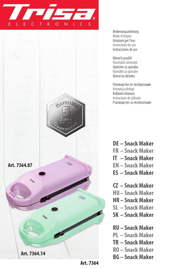 Trisa electronics Retro Line 7364 Instructions for use