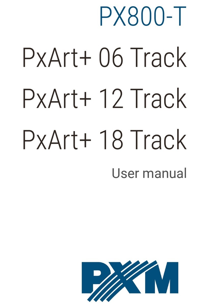 PXM PxArt+ 06 Track User manual
