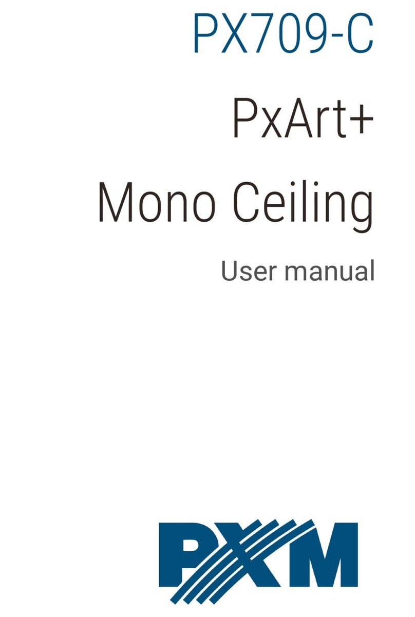 PXM Mono Wall PxArt+ User manual