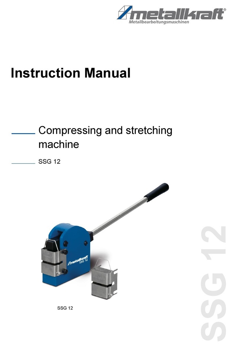 Metallkraft SSG 12 User manual