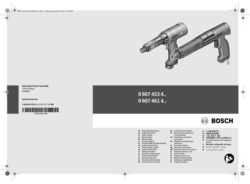 Bosch DL 0 607 453 4 Series User manual