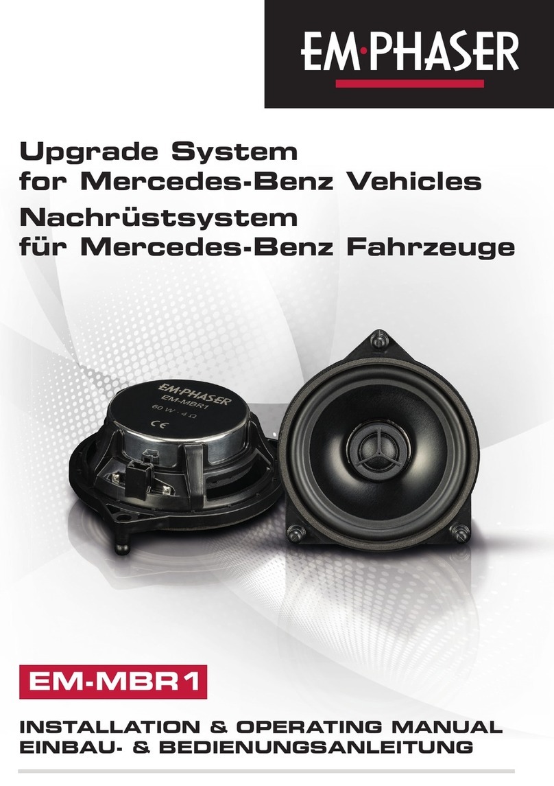 EMPHASER EM-MBR1 Installation instructions EMPHASER EM-MBR1 Installation instructions
