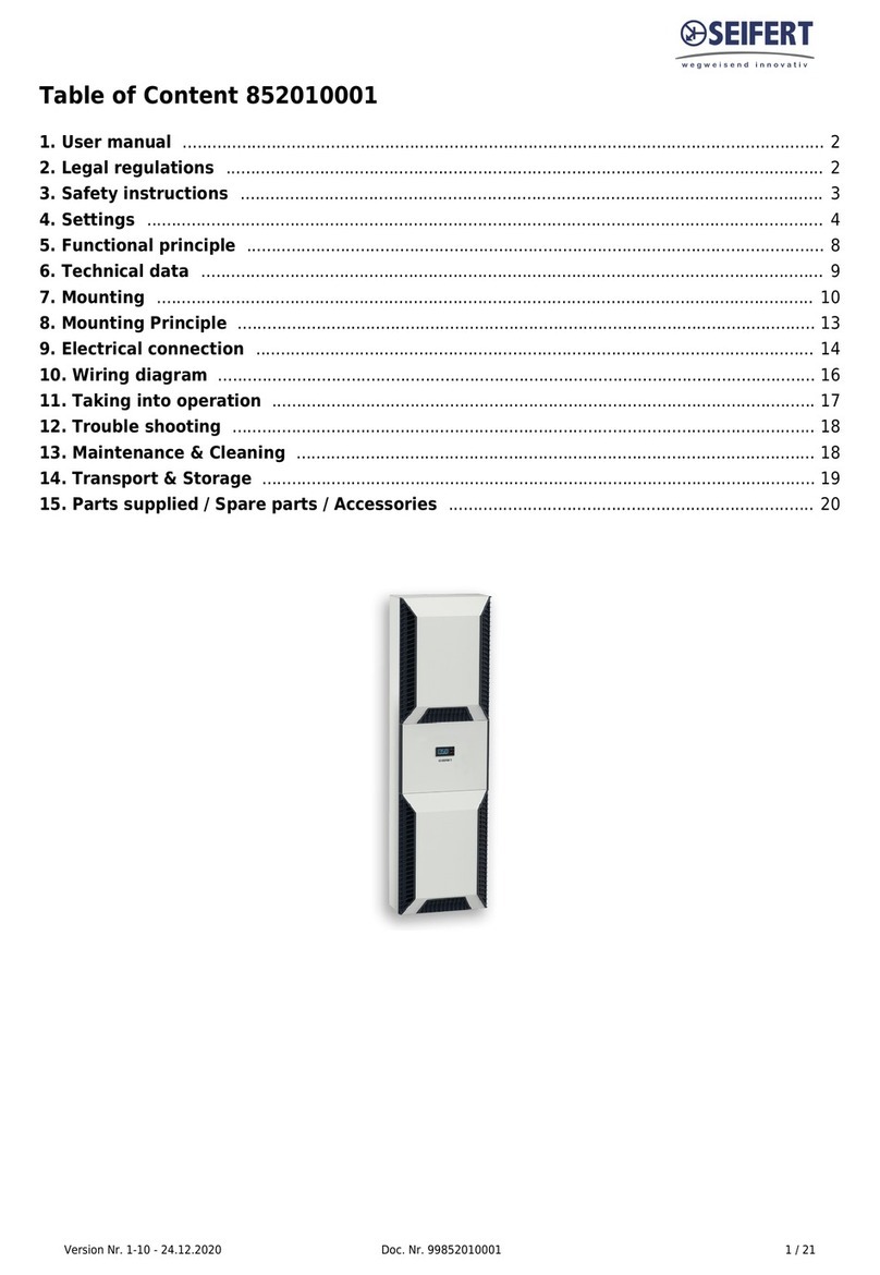 Seifert SlimLine Pro KG 8520 instruction manual