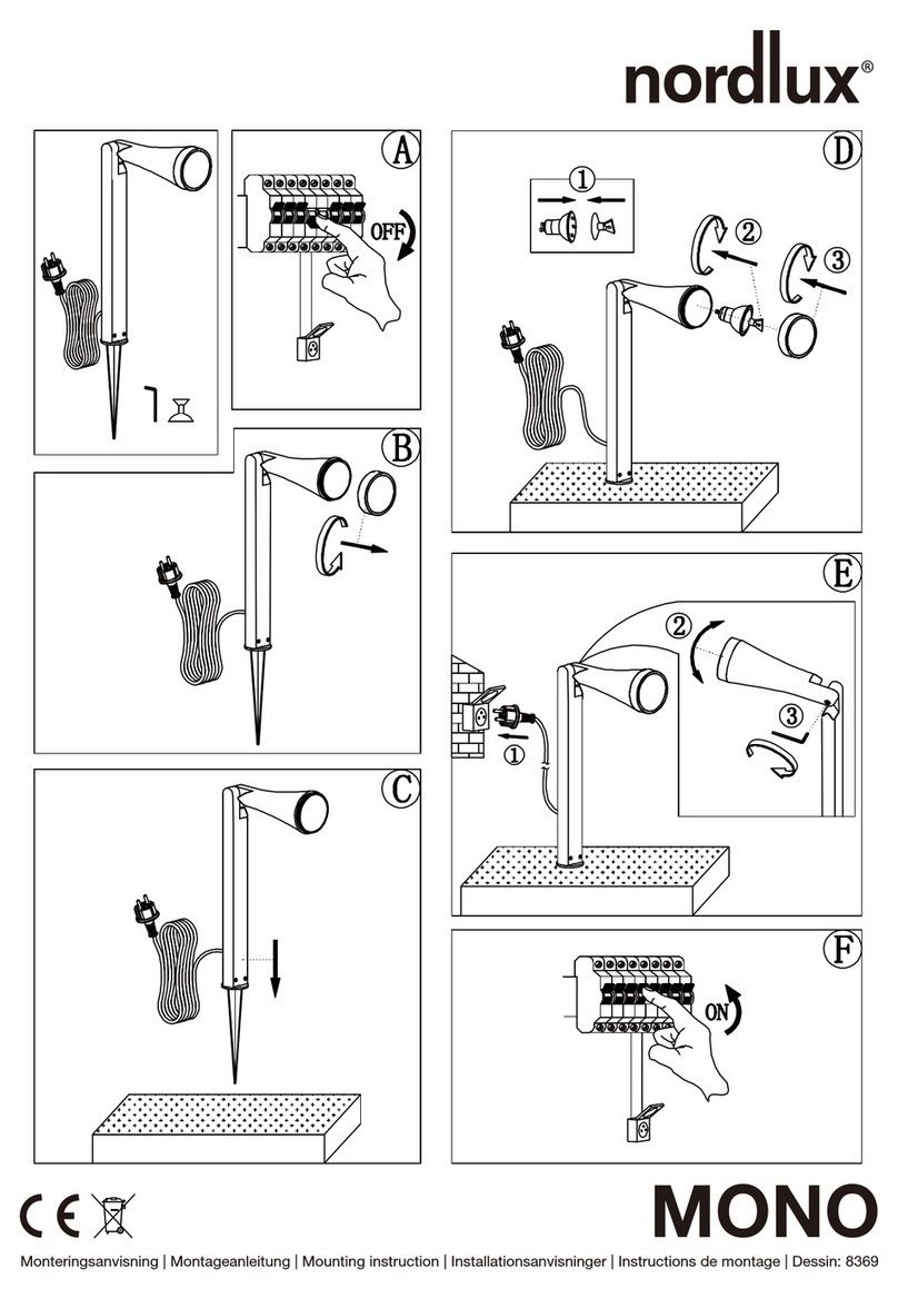 nordlux MONO Mounting instruction