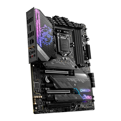 MSI MPG Z590 GAMING CARBON WIFI User manual MSI MPG Z590 GAMING CARBON WIFI User manual