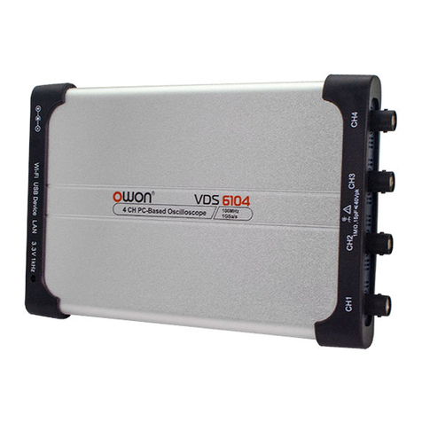 Owon 4-CH VDS6000 Series User manual