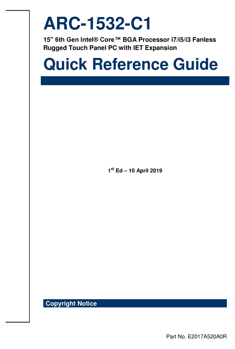 Avalue Technology ARC-1532-C1 User manual