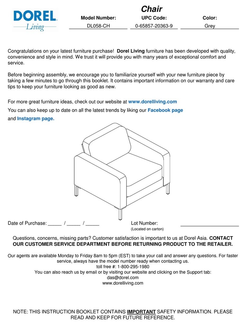 Dorel Living DL058-CH manual