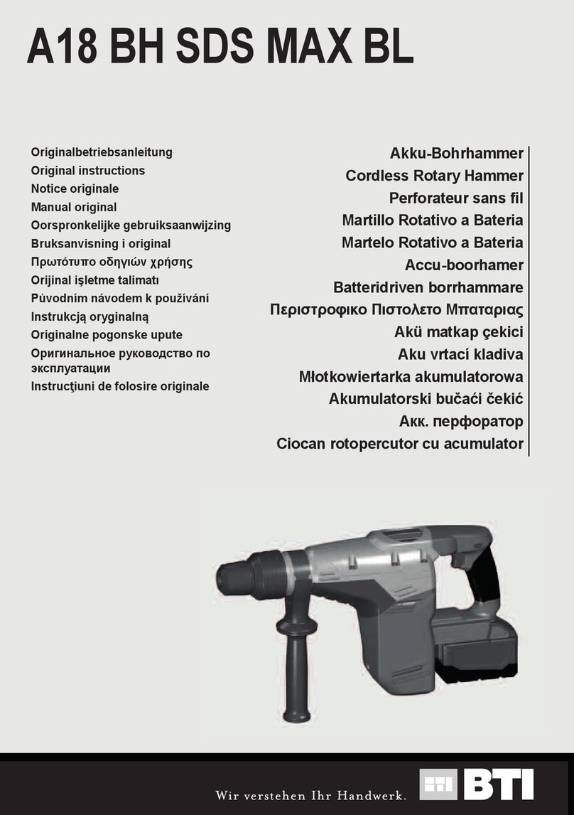 BTI A18 BH BL User manual BTI A18 BH BL User manual