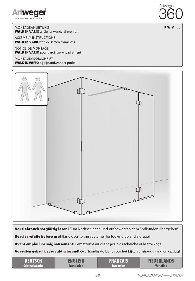 Artweger 360 9WV Series User manual