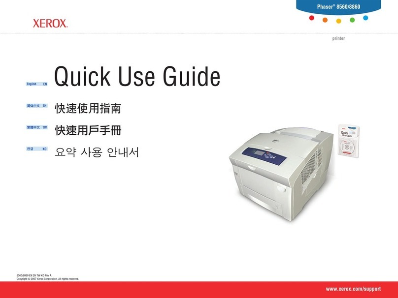 Xerox Phaser 8860 Operating manual