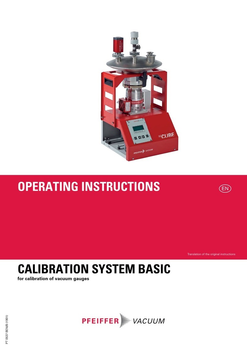 Pfeiffer Vacuum Calibration system BASIC operating instructions