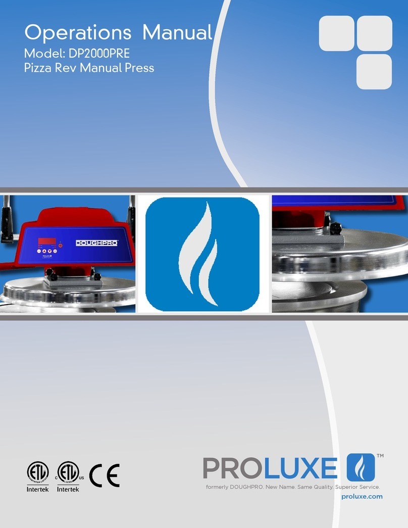 Proluxe DP2000PRE User manual